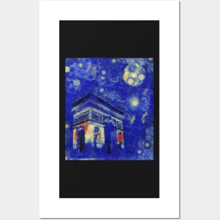 Full moon over Paris Van Gogh Monet Cézanne Posters and Art